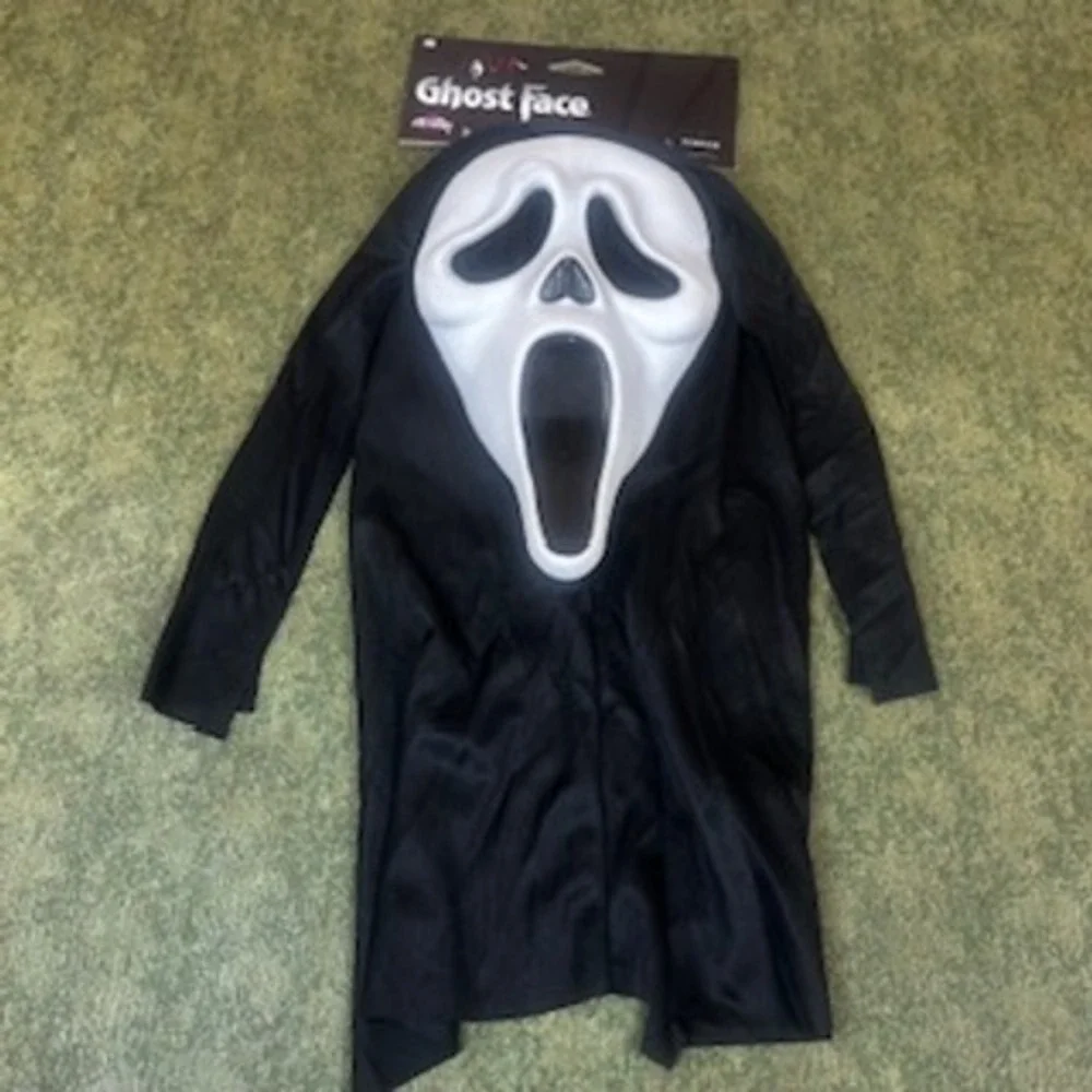 Ghost Face‎ Scream Movie Mask Hooded Robe Costume Halloween